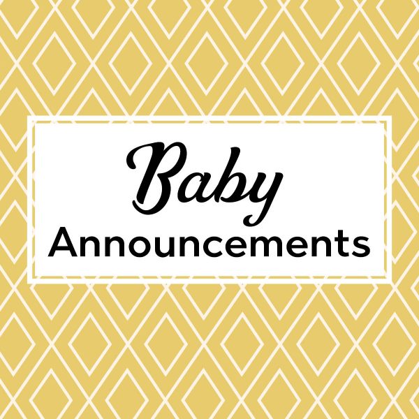 baby announcements